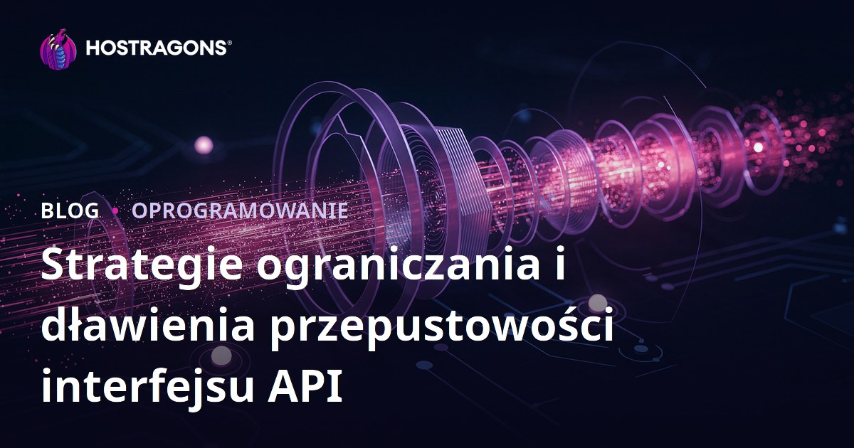 Strategie ograniczania i dławienia przepustowości interfejsu API