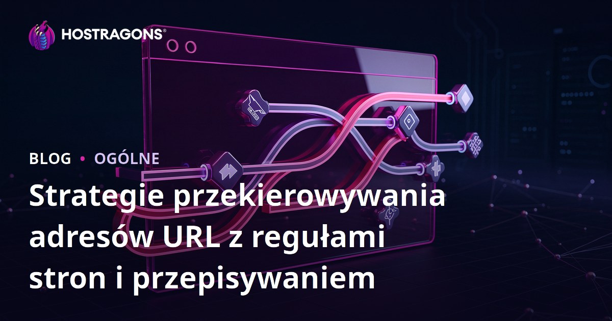 Strategie przekierowywania adresów URL z regułami stron i przepisywaniem