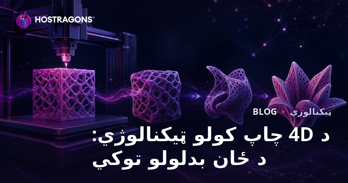 د 4D چاپ کولو ټیکنالوژي: د ځان بدلولو توکي