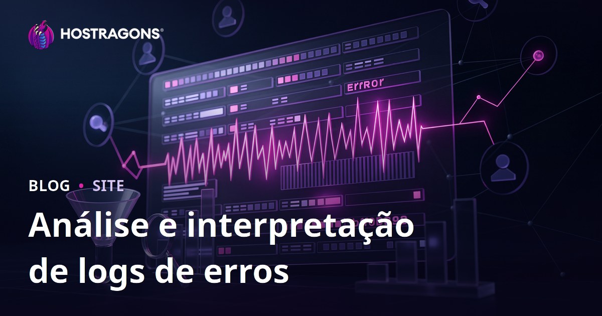 Análise e interpretação de logs de erros