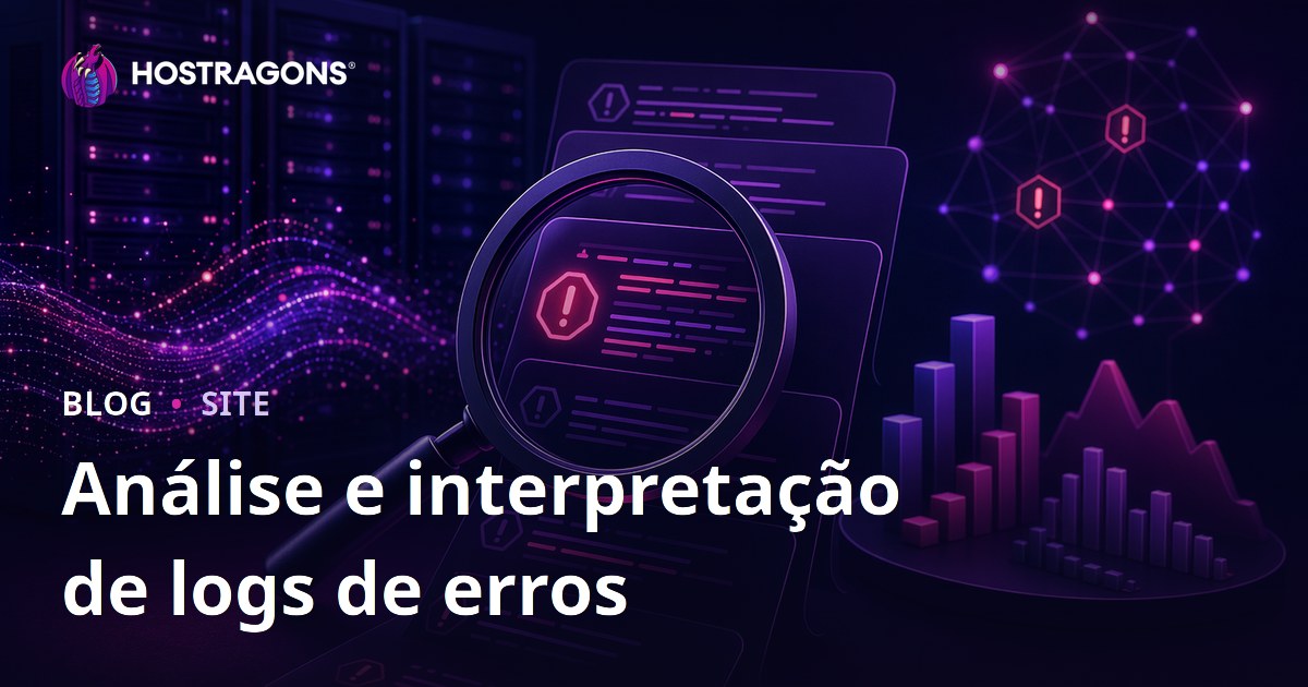Análise e interpretação de logs de erros