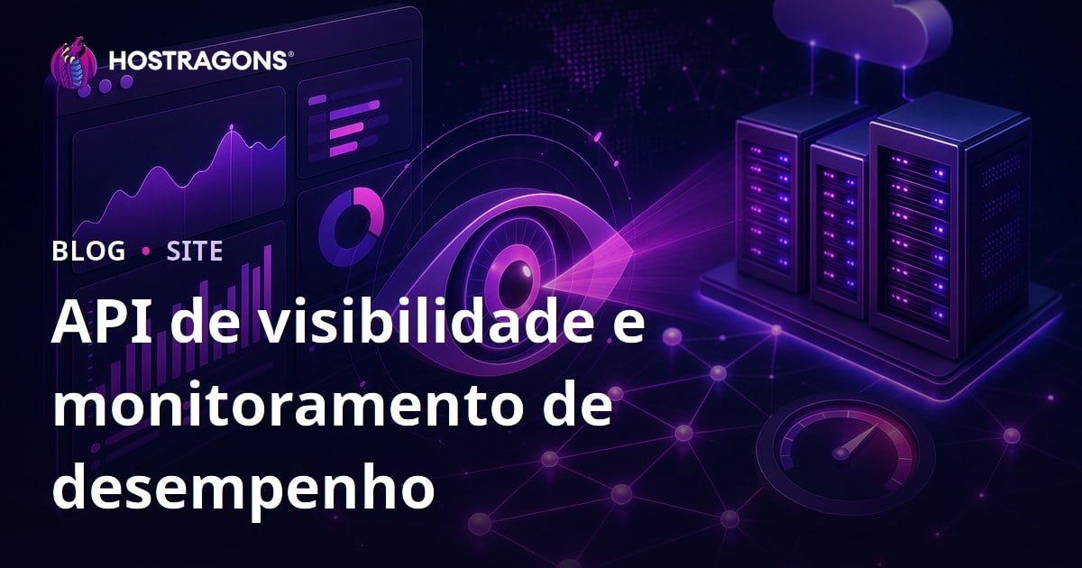 API de visibilidade e monitoramento de desempenho