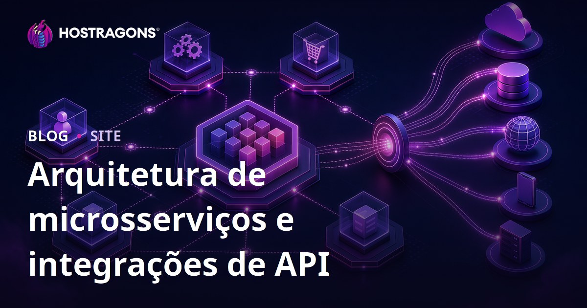 Arquitetura de microsserviços e integrações de API