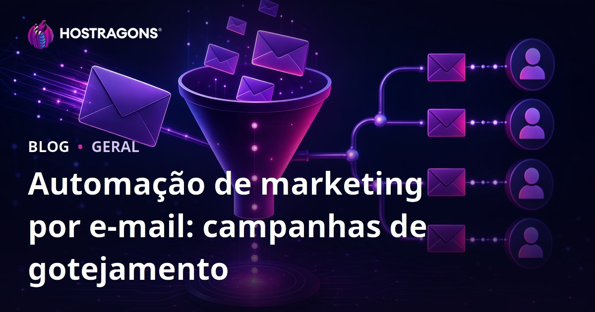 Automação de marketing por e-mail: campanhas de gotejamento