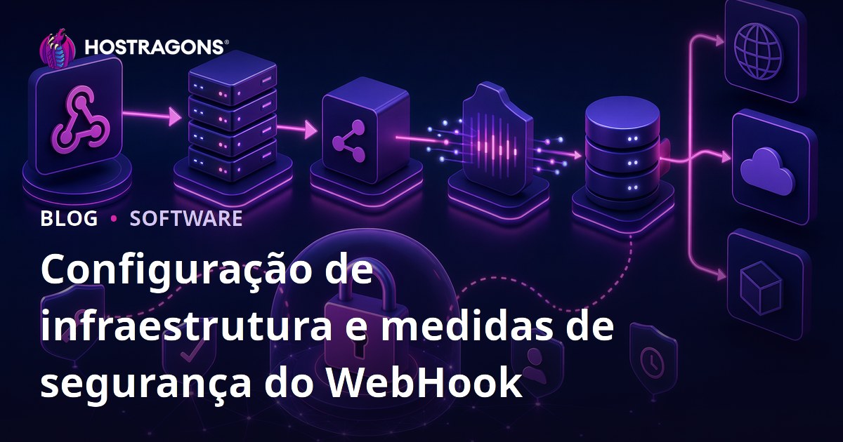 Configuração de infraestrutura e medidas de segurança do WebHook