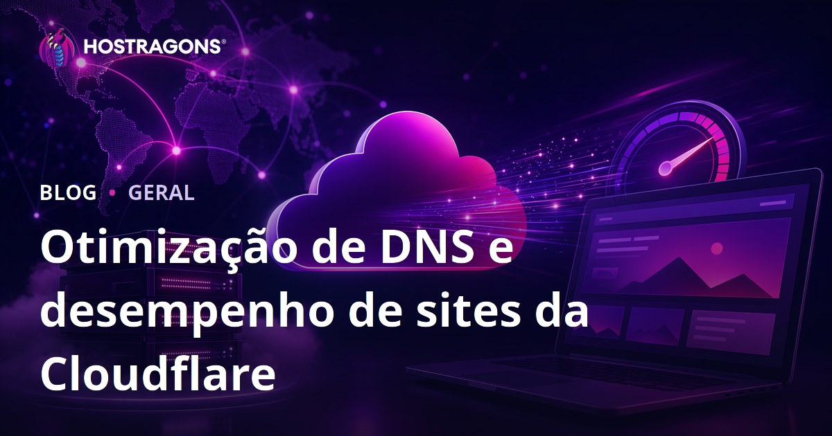 Otimização de DNS e desempenho de sites da Cloudflare