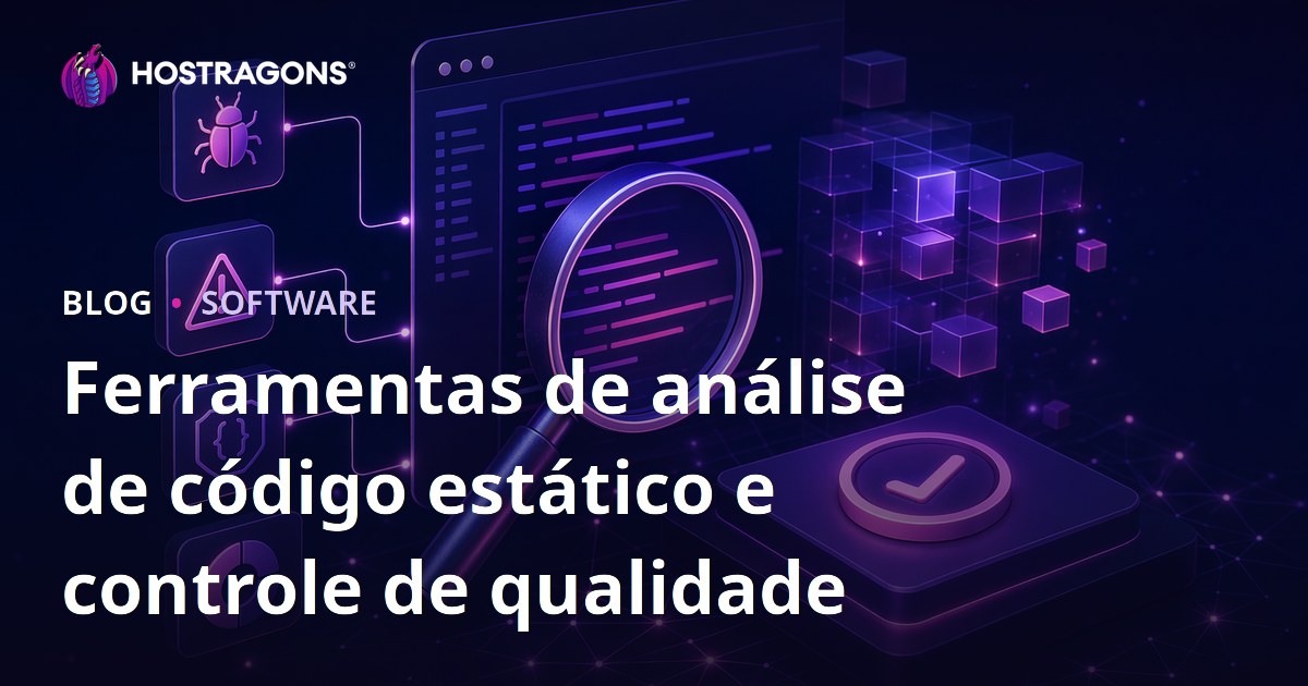 Ferramentas de análise de código estático e controle de qualidade