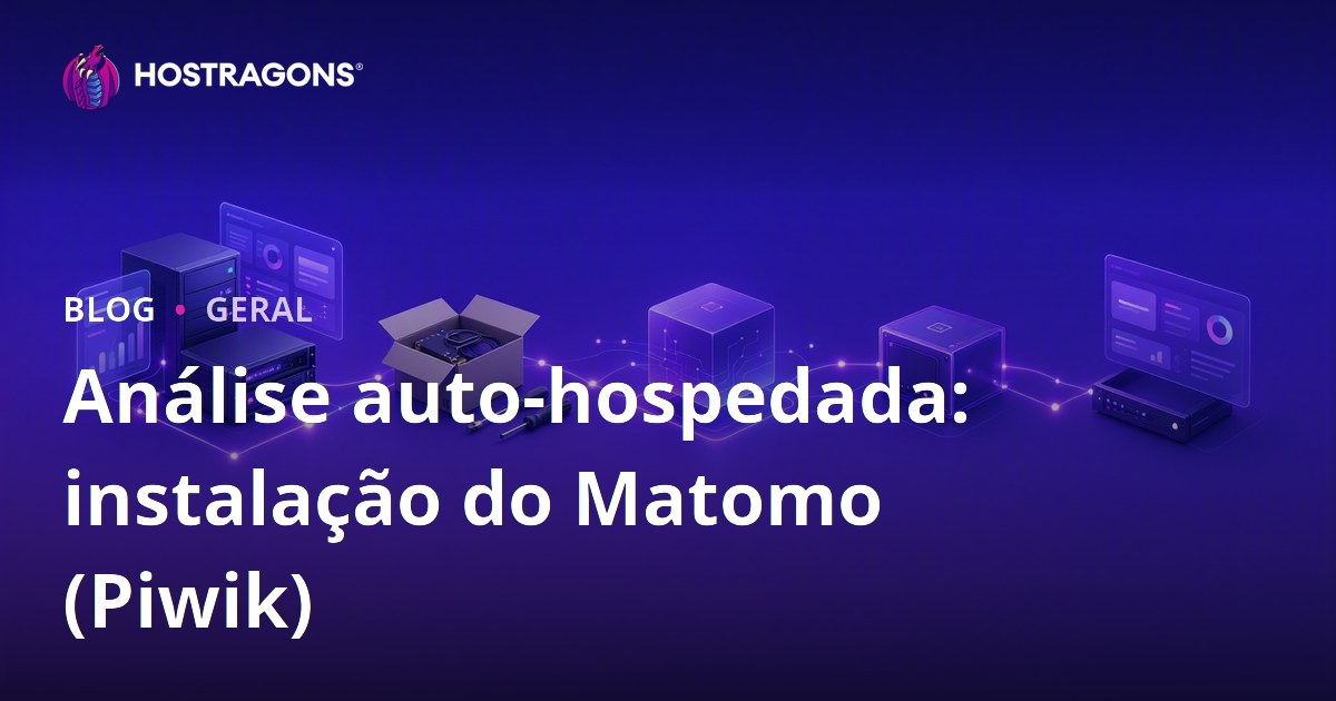 Análise auto-hospedada: instalação do Matomo (Piwik)