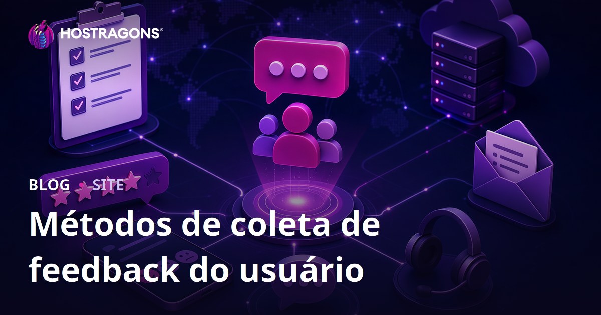 Métodos de coleta de feedback do usuário