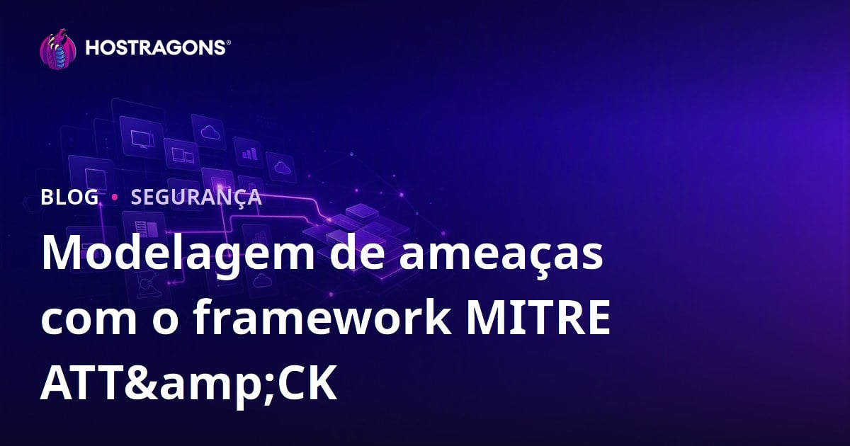 Modelagem de ameaças com o framework MITRE ATT&CK