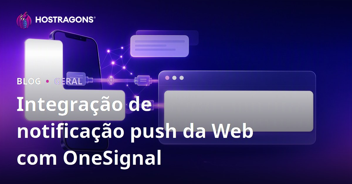 Integração de notificação push da Web com OneSignal