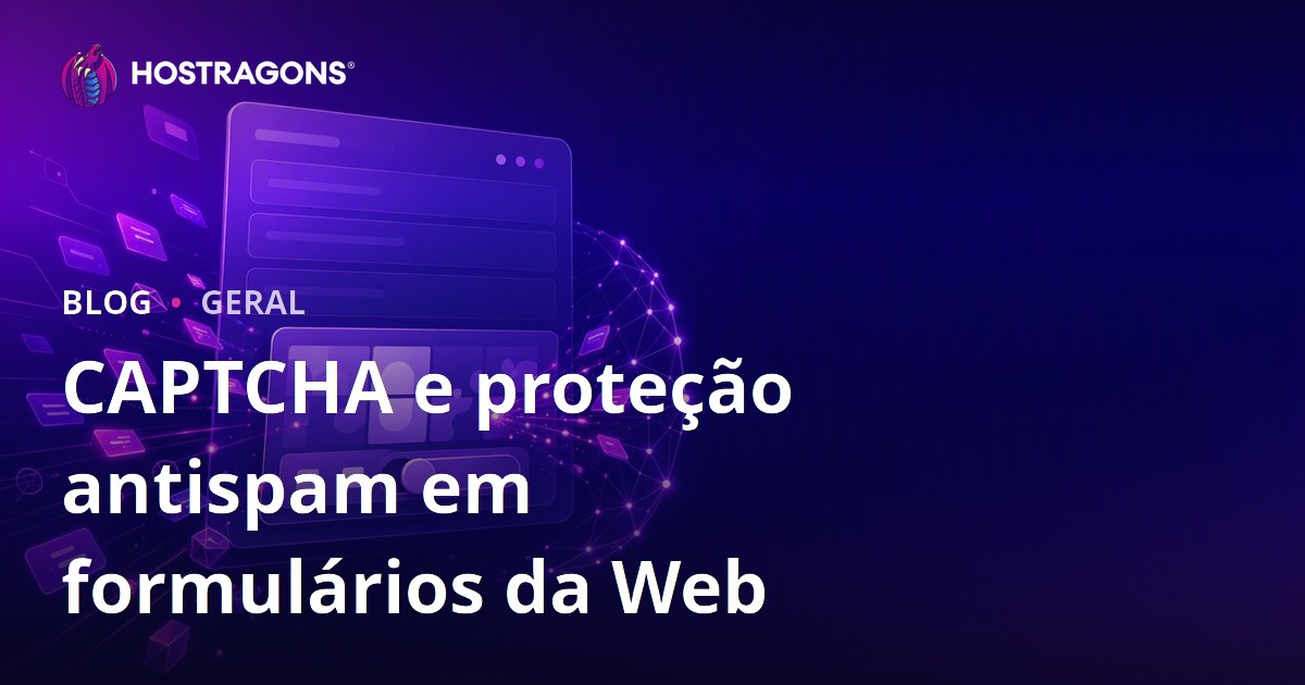 CAPTCHA e proteção antispam em formulários da Web
