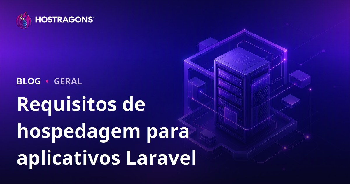 Requisitos de hospedagem para aplicativos Laravel