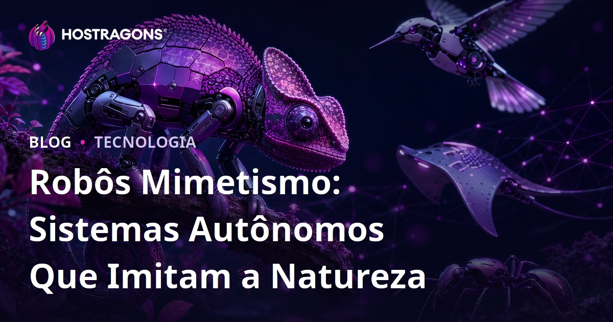 Robôs Mimetismo: Sistemas Autônomos Que Imitam a Natureza