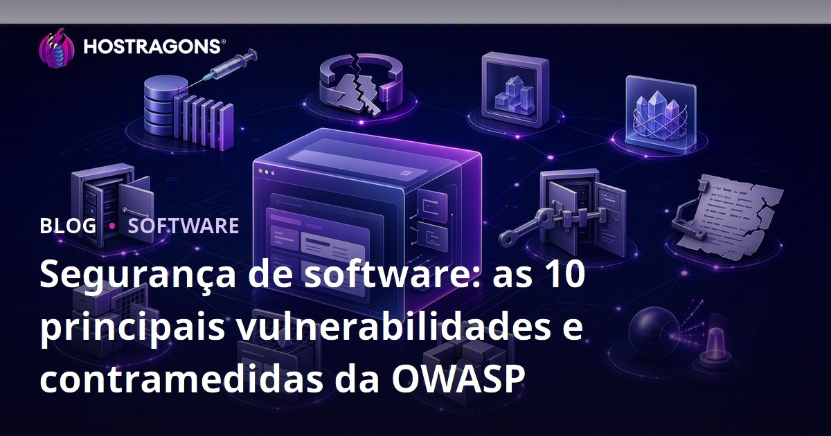 Segurança de software: as 10 principais vulnerabilidades e contramedidas da OWASP