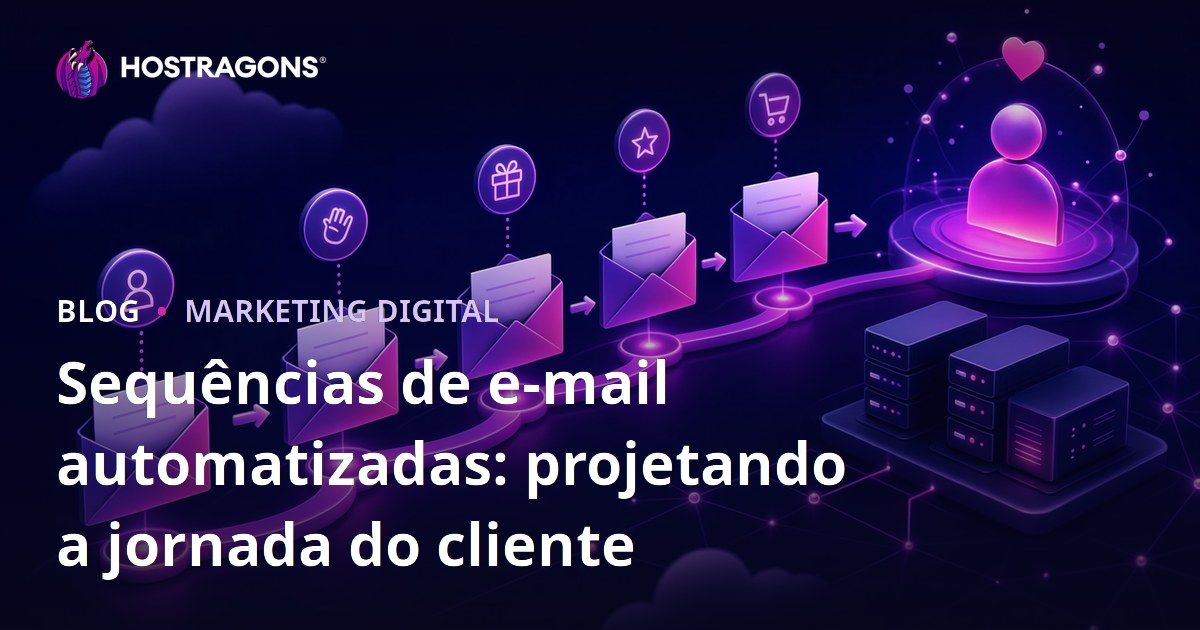 Sequências de e-mail automatizadas: projetando a jornada do cliente
