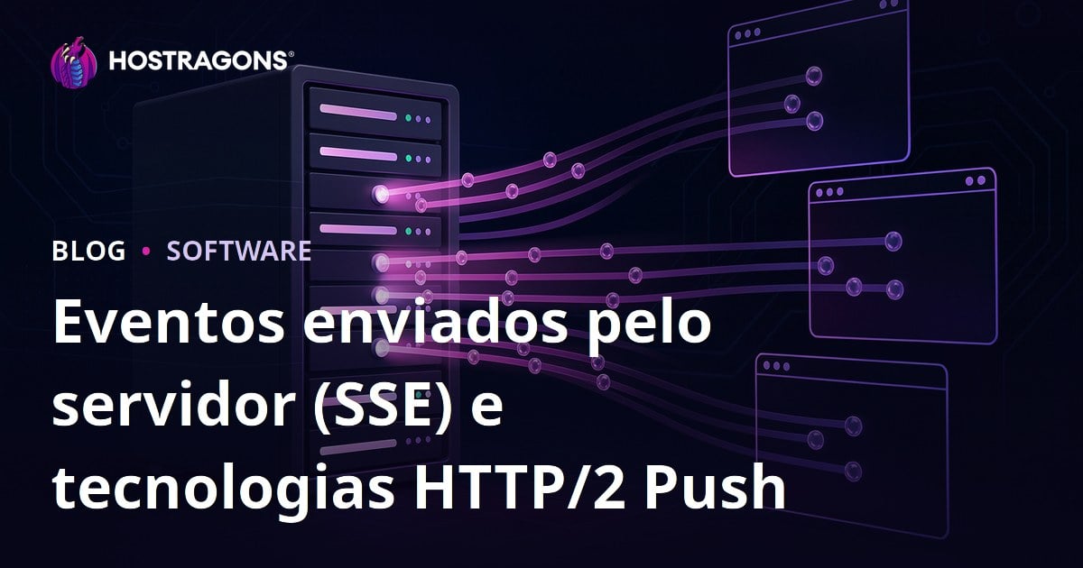 Eventos enviados pelo servidor (SSE) e tecnologias HTTP/2 Push