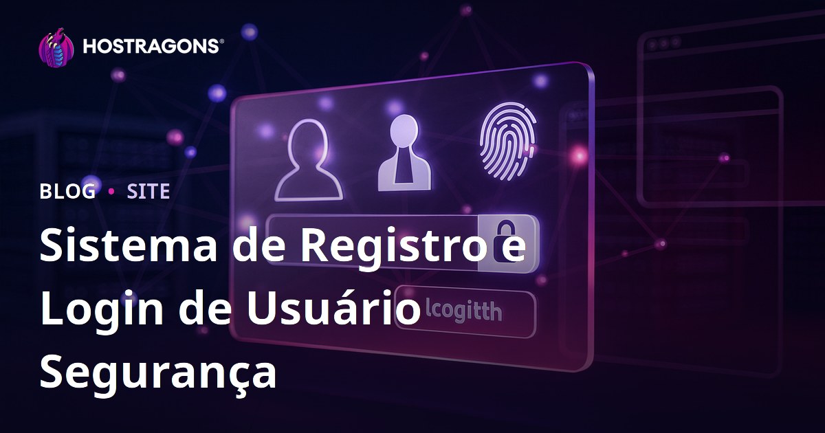 Sistema de Registro e Login de Usuário Segurança