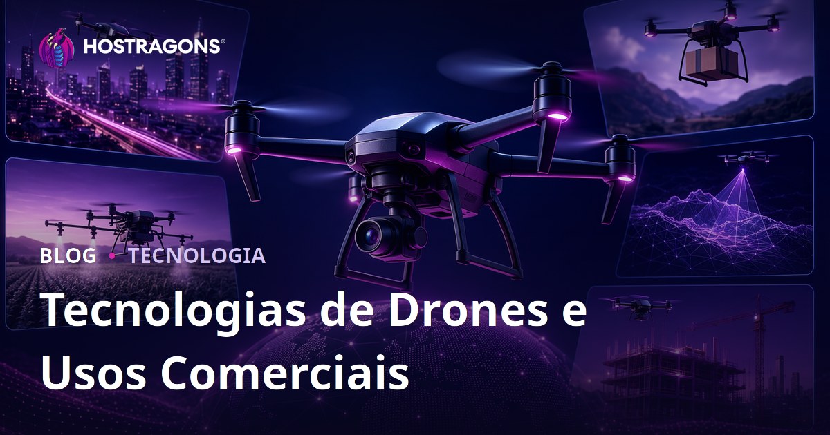 Tecnologias de Drones e Usos Comerciais