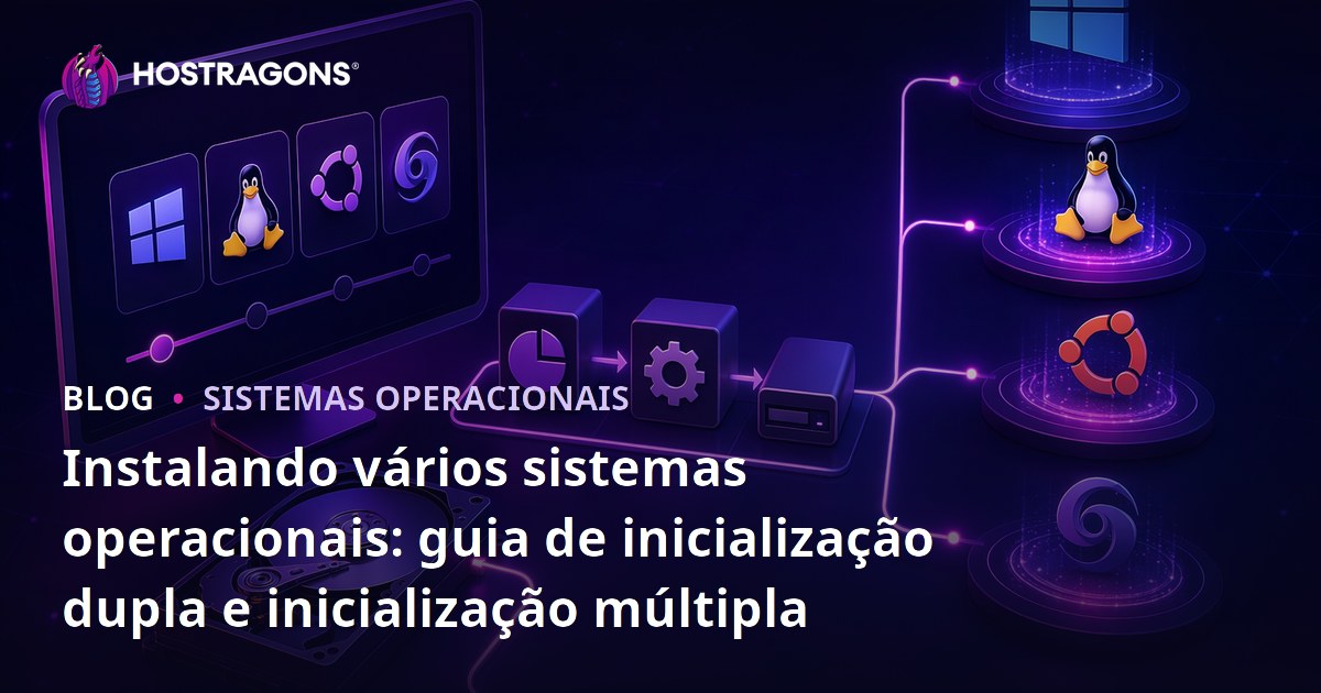 Instalando vários sistemas operacionais: guia de inicialização dupla e inicialização múltipla