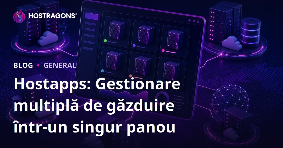 Hostapps: Gestionare multiplă de găzduire într-un singur panou