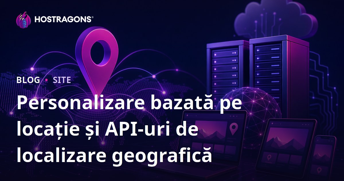 Personalizare bazată pe locație și API-uri de localizare geografică