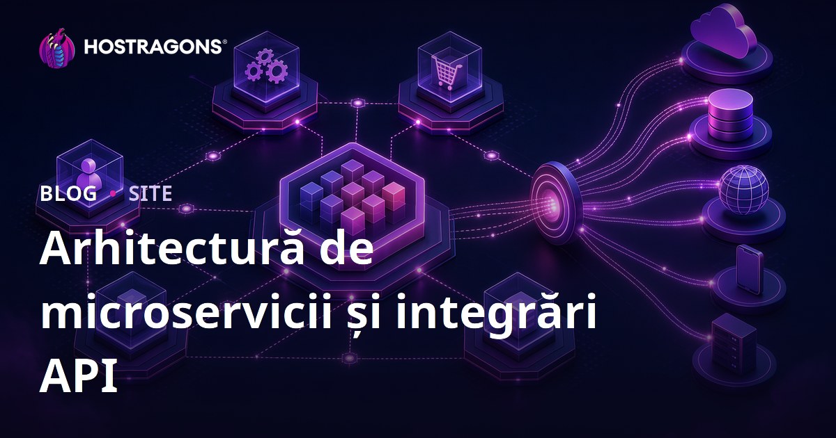 Arhitectură de microservicii și integrări API