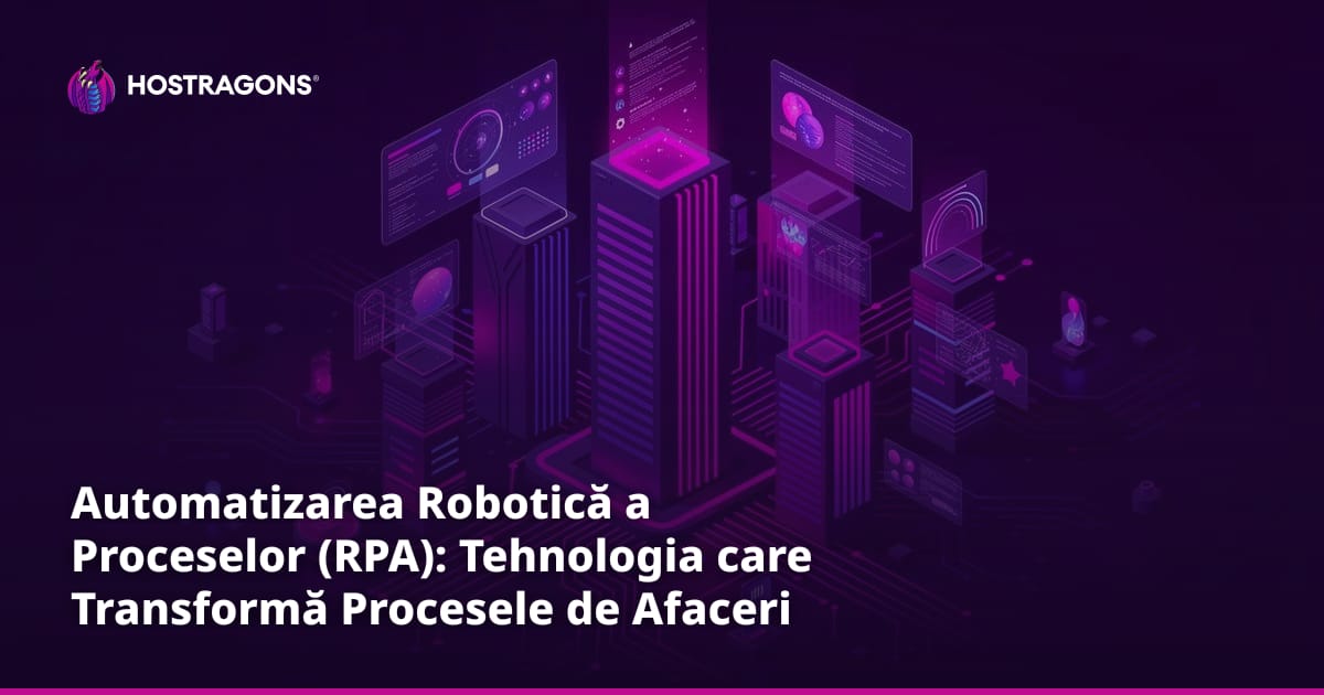 Automatizarea Robotică a Proceselor (RPA): Tehnologia care Transformă Procesele de Afaceri