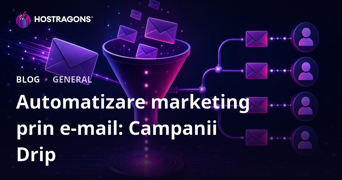 Automatizare marketing prin e-mail: Campanii Drip