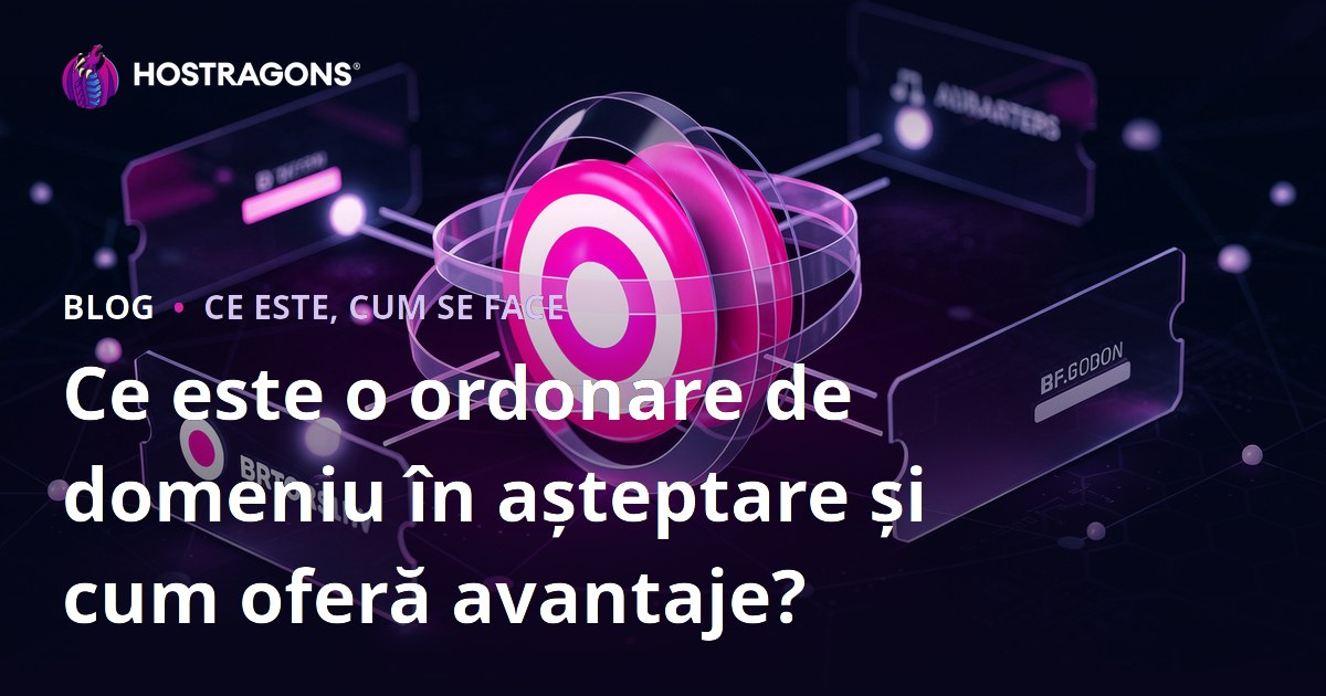 Ce este o ordonare de domeniu în așteptare și cum oferă avantaje?