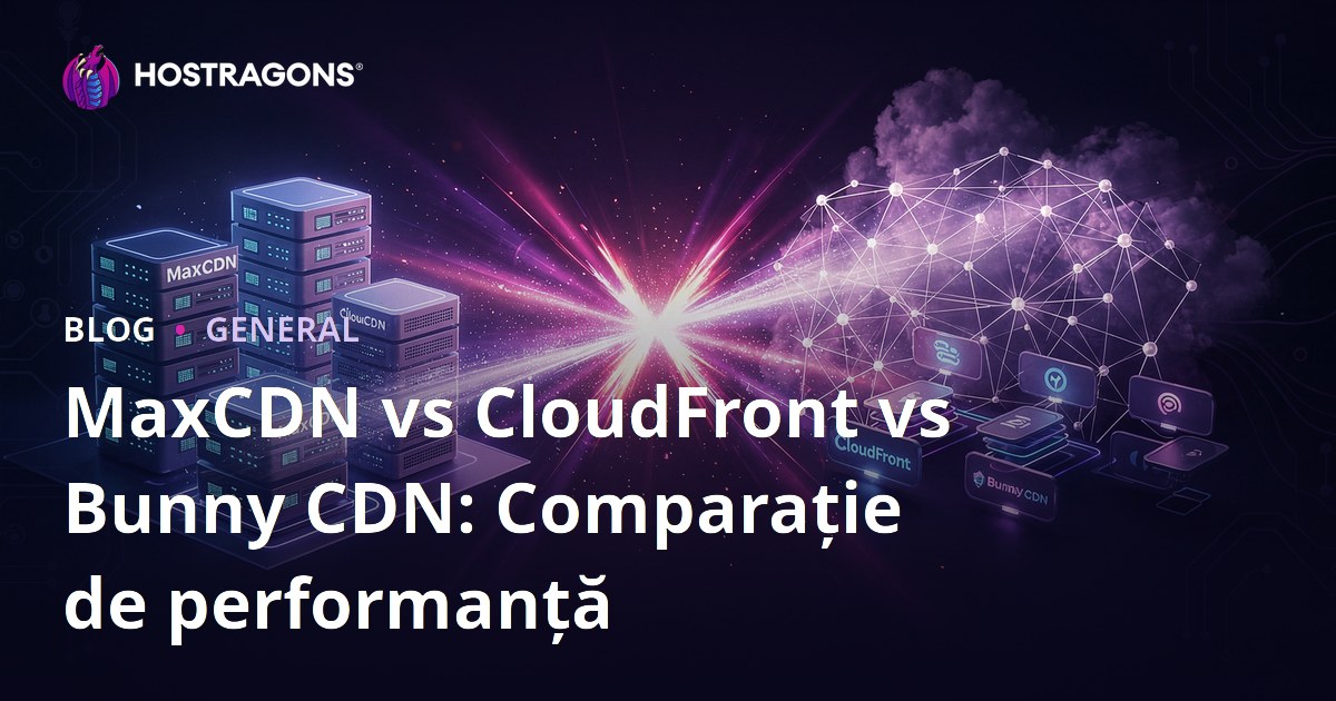 MaxCDN vs CloudFront vs Bunny CDN: Comparație de performanță