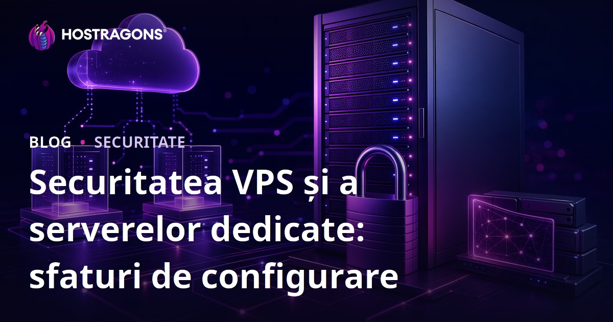Securitatea VPS și a serverelor dedicate: sfaturi de configurare