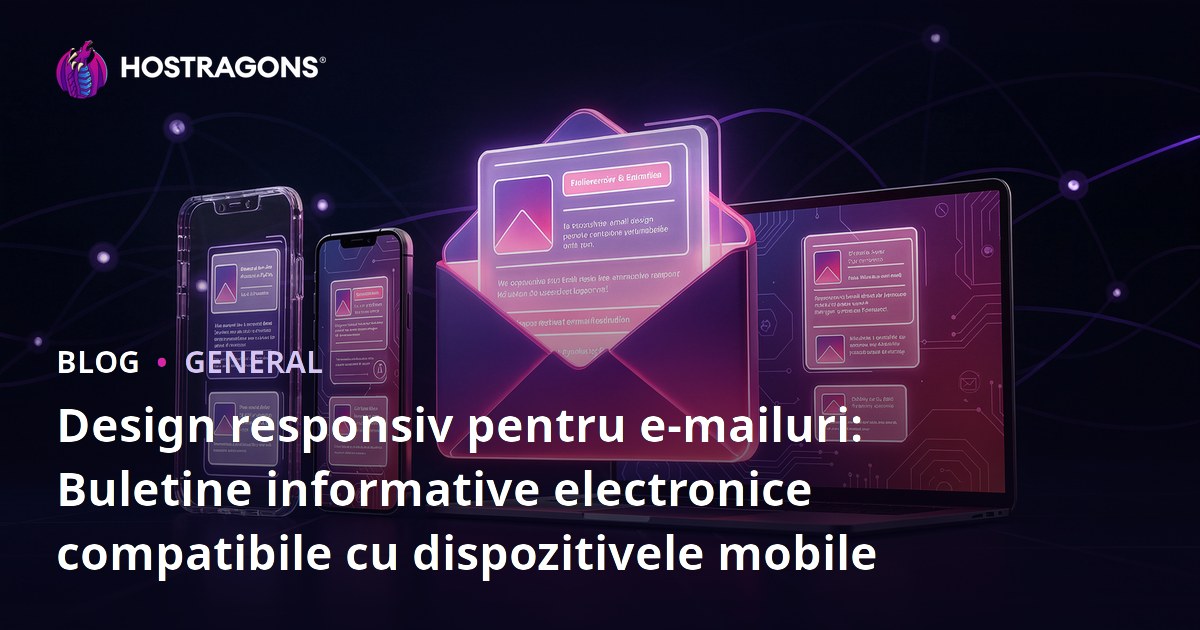 Design responsiv pentru e-mailuri: Buletine informative electronice compatibile cu dispozitivele mobile