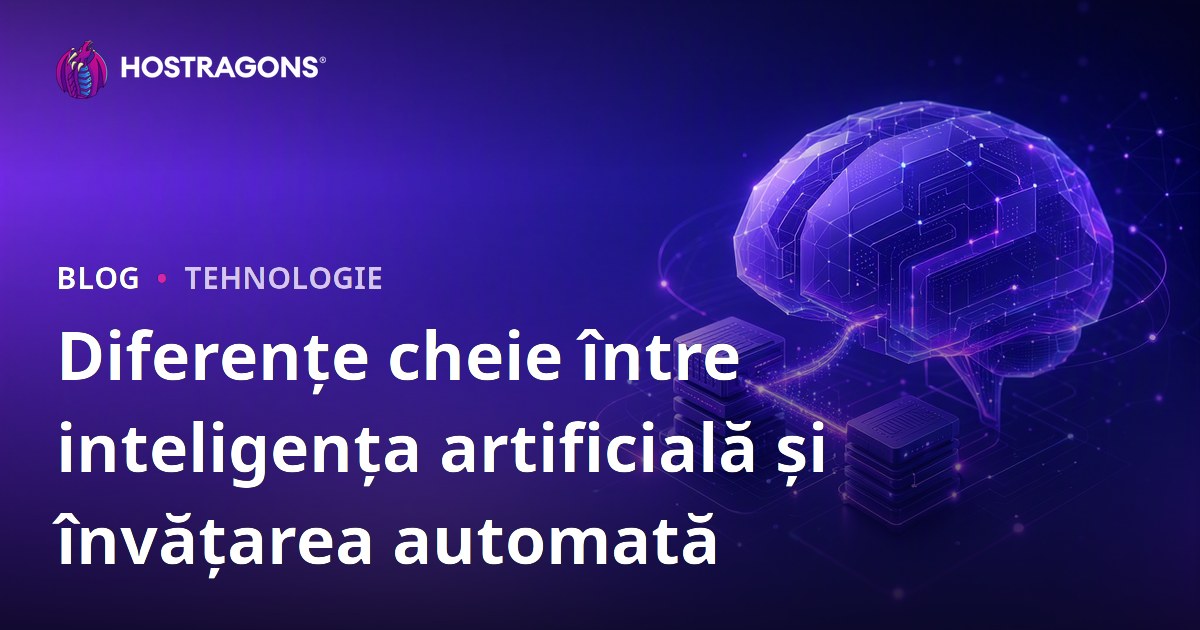 Diferențe cheie între inteligența artificială și învățarea automată
