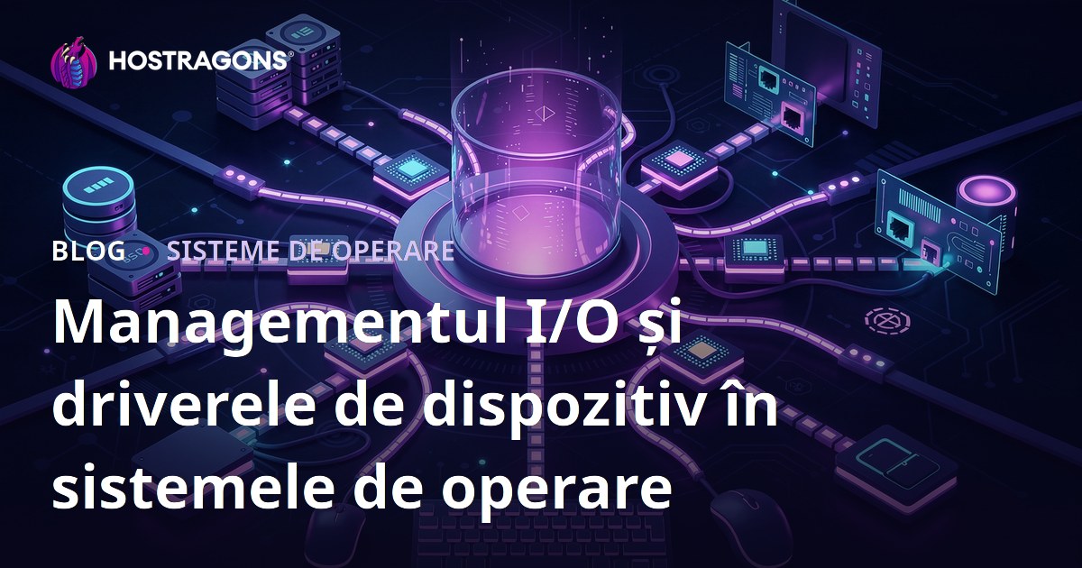 Managementul I/O și driverele de dispozitiv în sistemele de operare