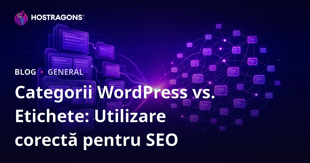 Categorii WordPress vs. Etichete: Utilizare corectă pentru SEO