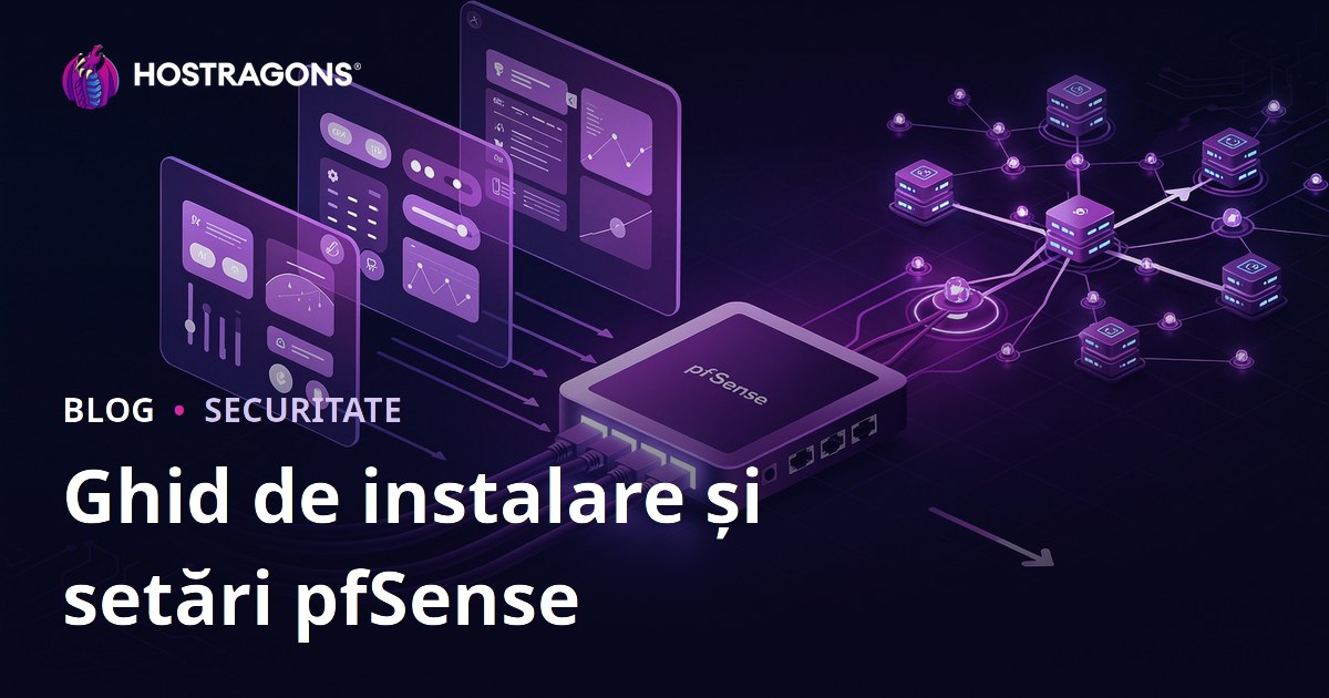 Ghid de instalare și setări pfSense
