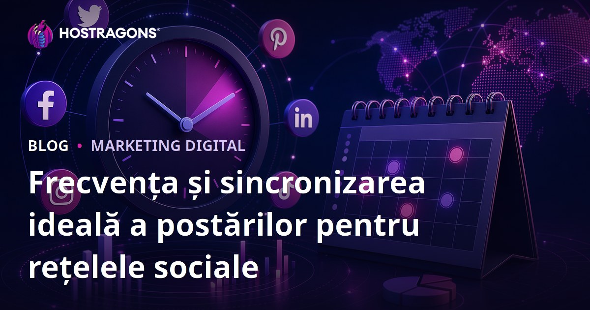 Frecvența și sincronizarea ideală a postărilor pentru rețelele sociale