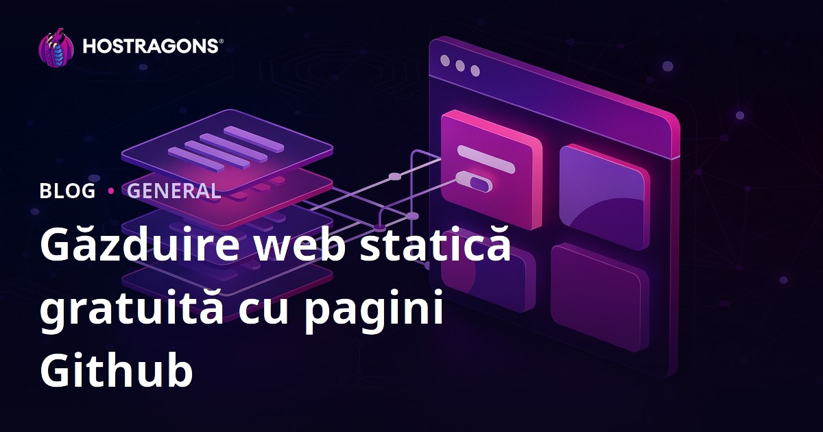 Găzduire web statică gratuită cu pagini Github