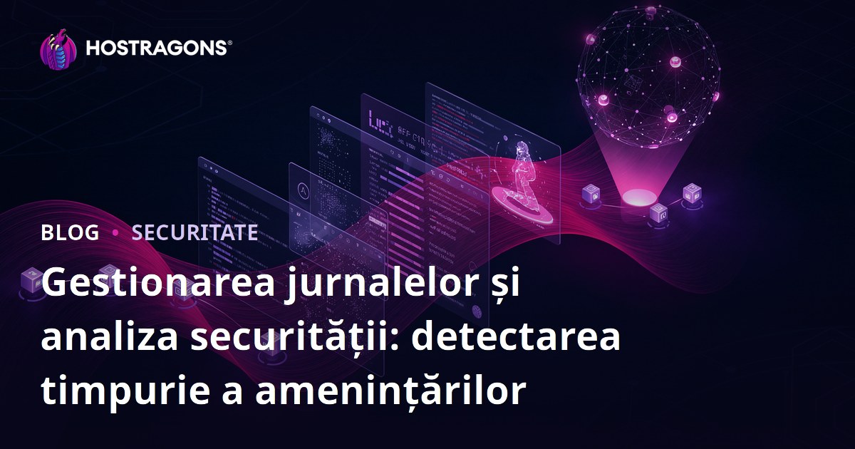 Gestionarea jurnalelor și analiza securității: detectarea timpurie a amenințărilor