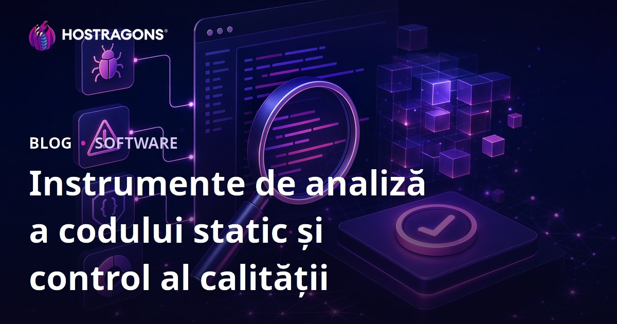 Instrumente de analiză a codului static și control al calității