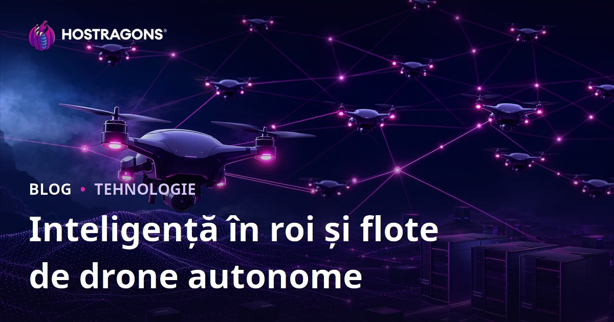 Inteligență în roi și flote de drone autonome