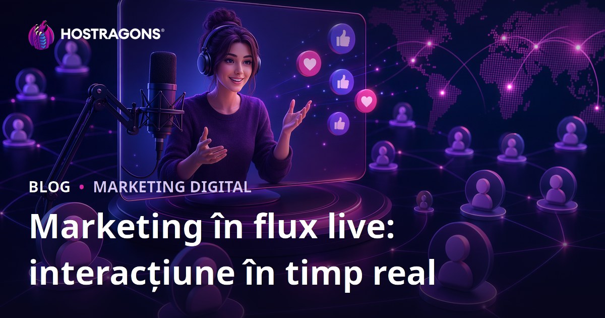 Marketing în flux live: interacțiune în timp real