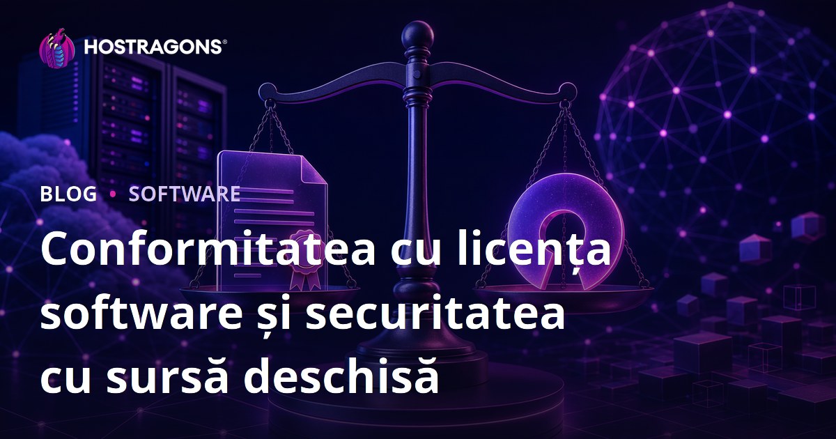 Conformitatea cu licența software și securitatea cu sursă deschisă