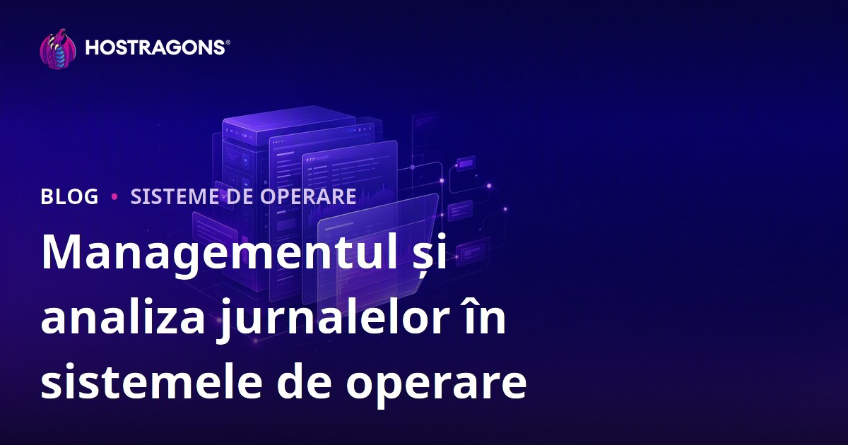 Managementul și analiza jurnalelor în sistemele de operare