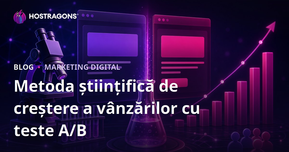 Metoda științifică de creștere a vânzărilor cu teste A/B