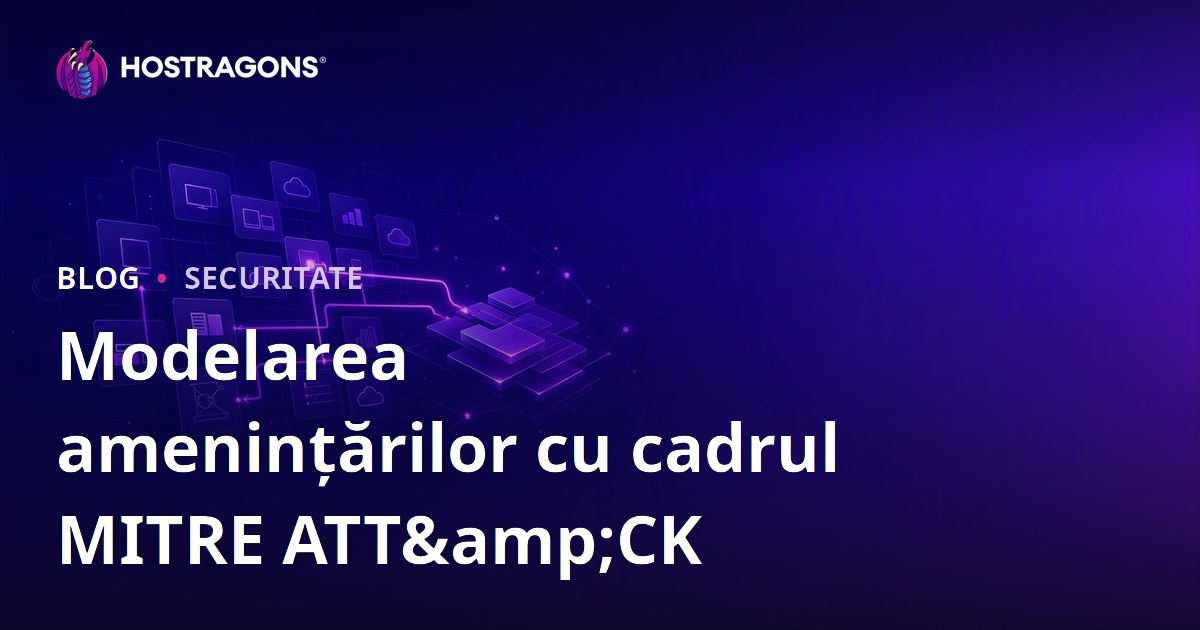 Modelarea amenințărilor cu cadrul MITRE ATT&CK
