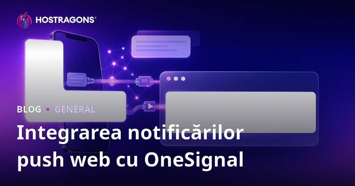 Integrarea notificărilor push web cu OneSignal