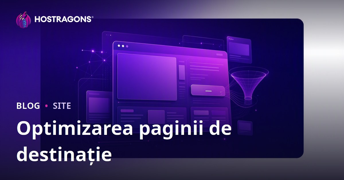 Optimizarea paginii de destinație