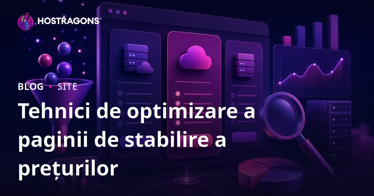 Tehnici de optimizare a paginii de stabilire a prețurilor